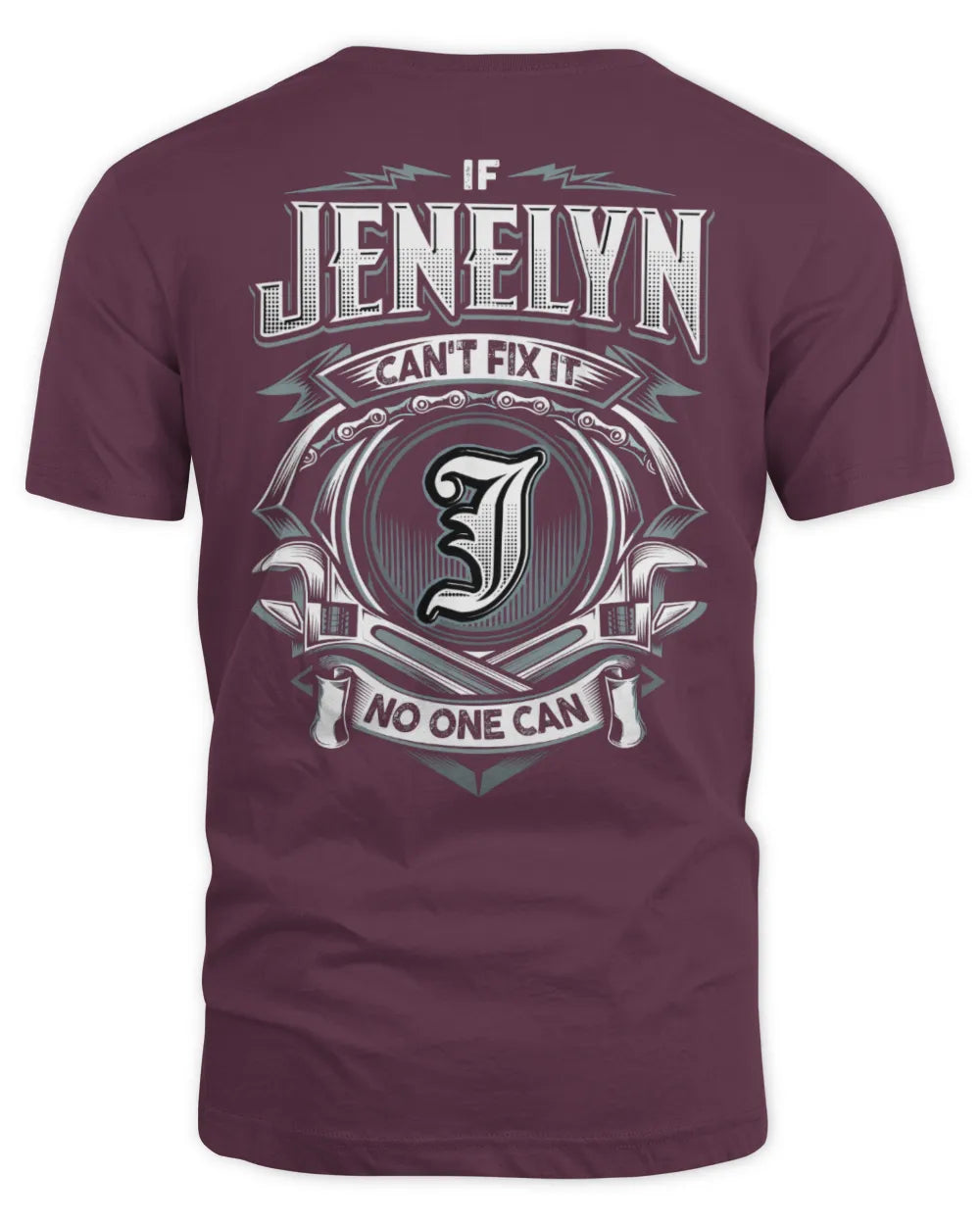 JENELYN AP81-K4-626 - Personalized Ahmed Quote Apparel “If Ahmed Can't Fix It, No One Can” - Unisex Standard T-Shirt - Maroon