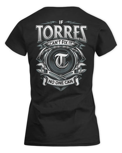 TORRES AP81-K4-626 - Personalized Ahmed Quote Apparel “If Ahmed Can't Fix It, No One Can” - Women's Standard T-Shirt - Black