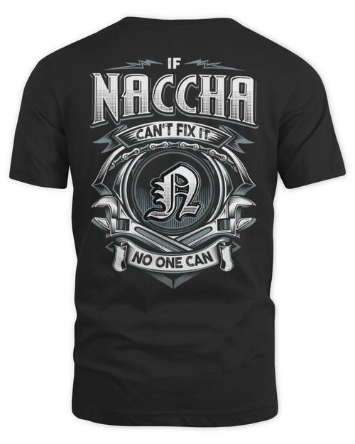 NACCHA AP81-K4-626 - Personalized Ahmed Quote Apparel “If Ahmed Can't Fix It, No One Can” - Unisex Standard T-Shirt - Black