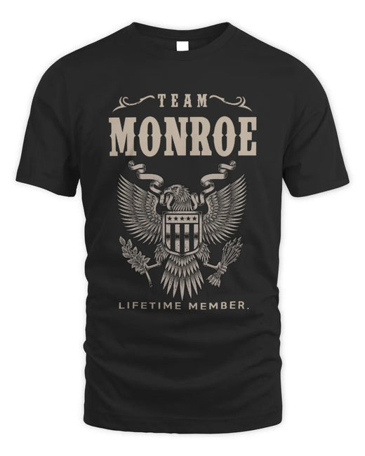 MONROE TP06-K82 – Personalized Classic Style Apparel “Team NAME Lifetime Member”