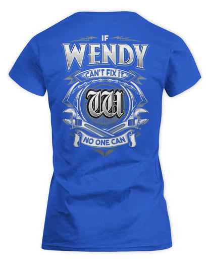 WENDY AP81-K4-626 - Personalized Ahmed Quote Apparel “If Ahmed Can't Fix It, No One Can” - Women's Standard T-Shirt - Royal