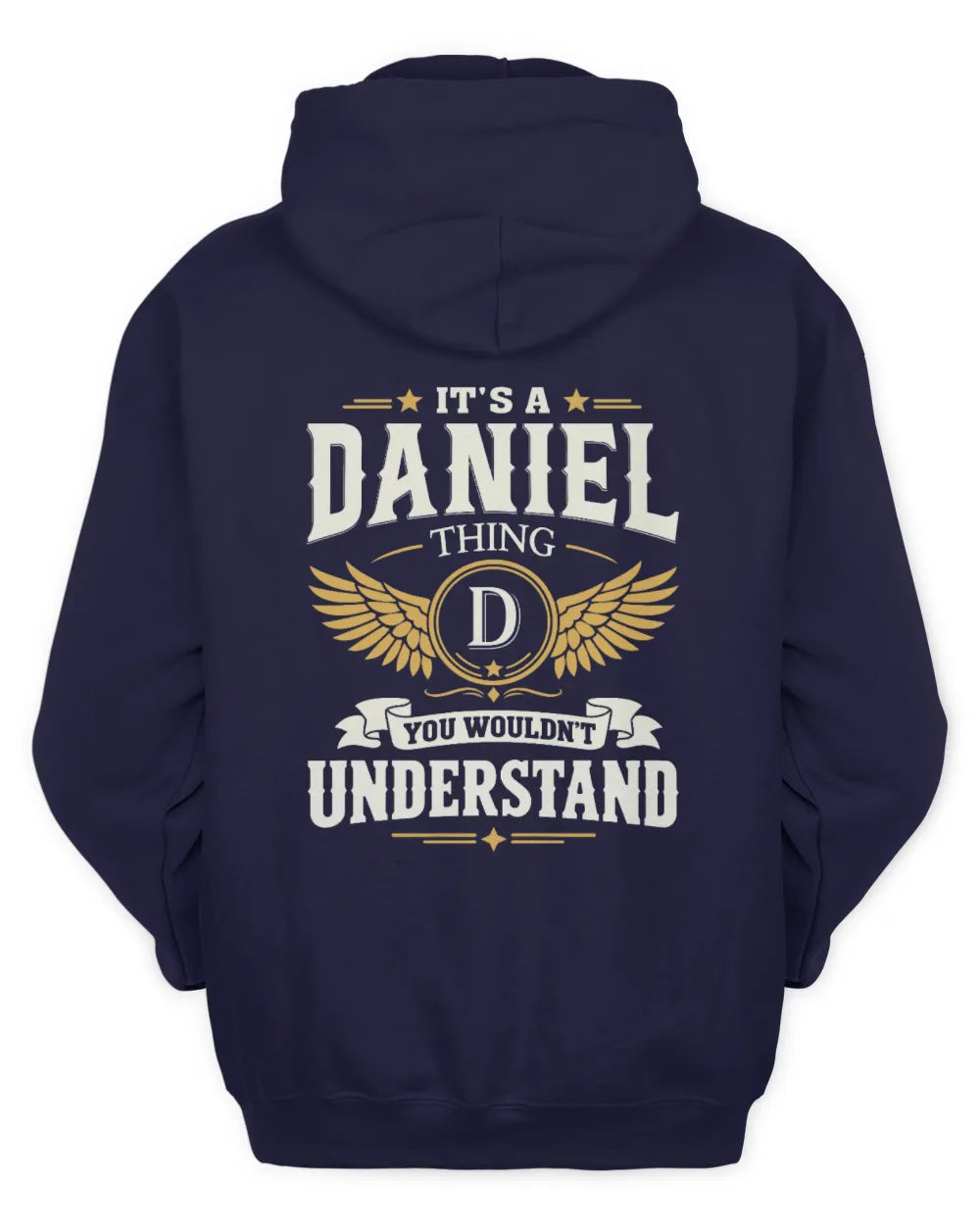 DANIEL KT06-M008 It’s a [NAME] Thing – You Wouldn’t Understand | Personalized Vintage T-Shirt - Unisex Hoodie - Navy