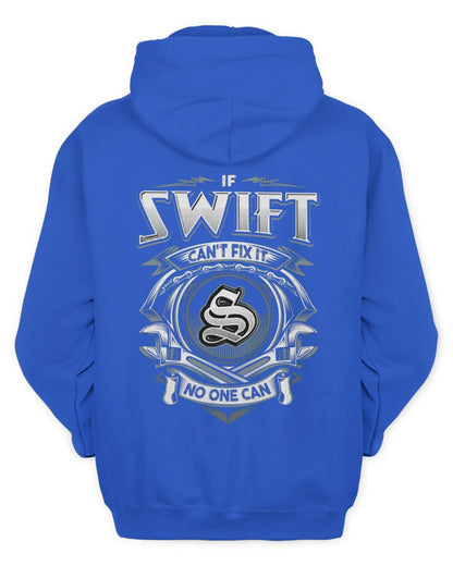 SWIFT AP81-K4-626 - Personalized Ahmed Quote Apparel “If Ahmed Can't Fix It, No One Can” - Unisex Hoodie - Royal
