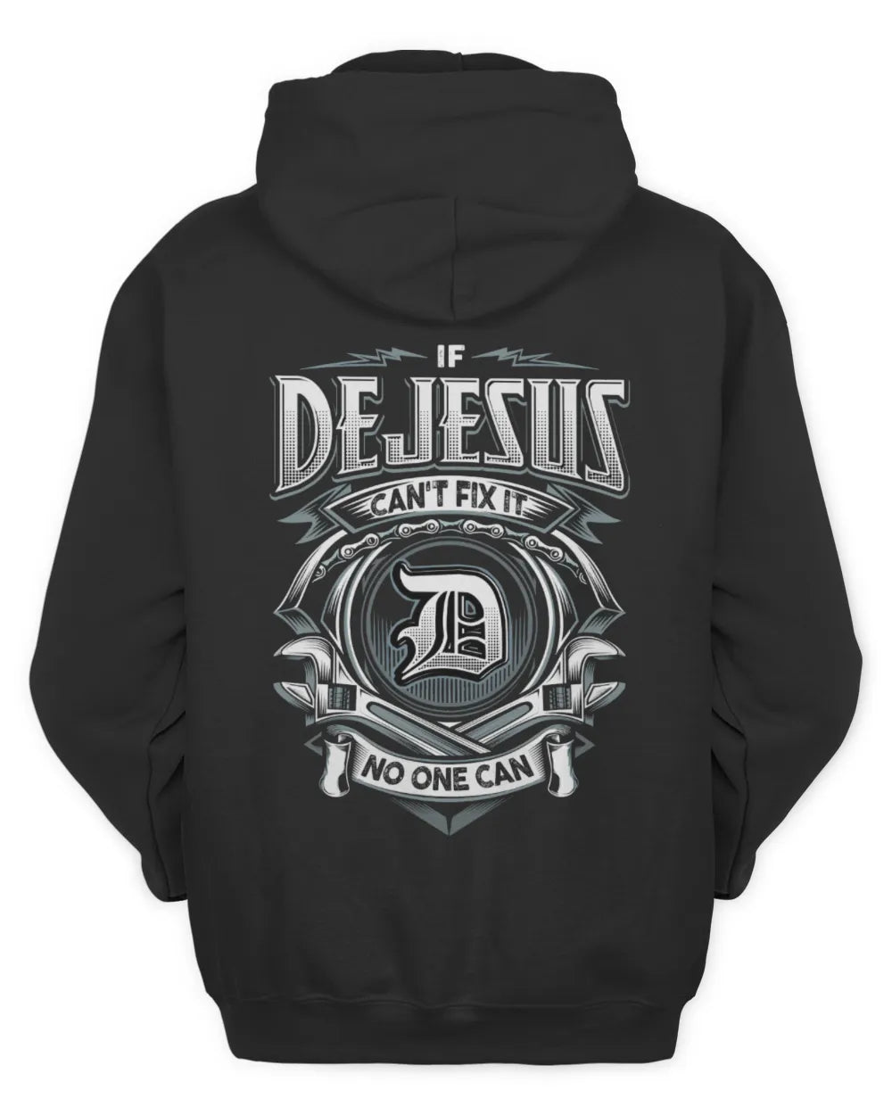 DEJESUS AP81-K4-626 - Personalized Ahmed Quote Apparel “If Ahmed Can't Fix It, No One Can” - Unisex Hoodie - Black