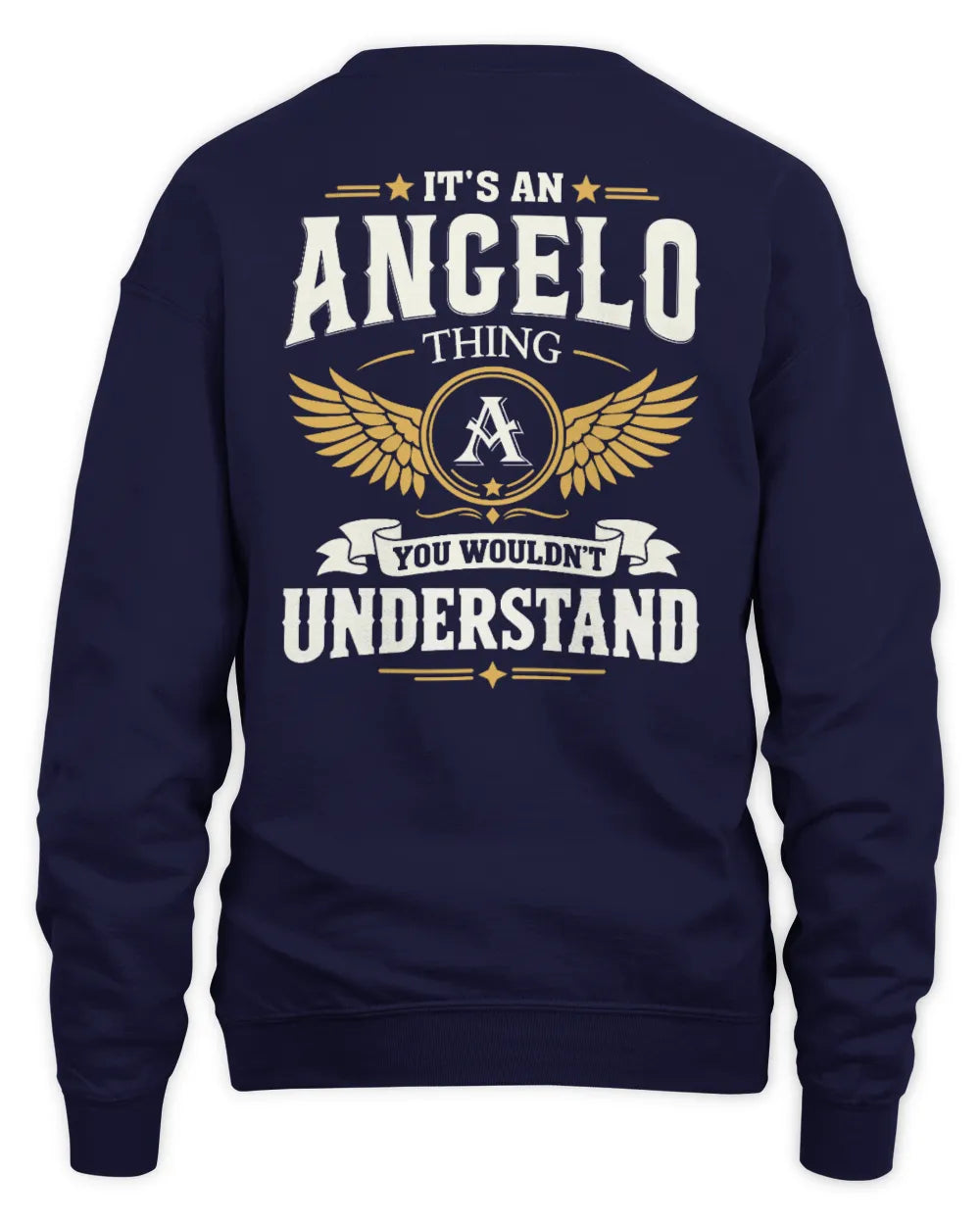 ANGELO KT06-M008 It’s a [NAME] Thing – You Wouldn’t Understand | Personalized Vintage T-Shirt - Unisex Sweatshirt - Navy