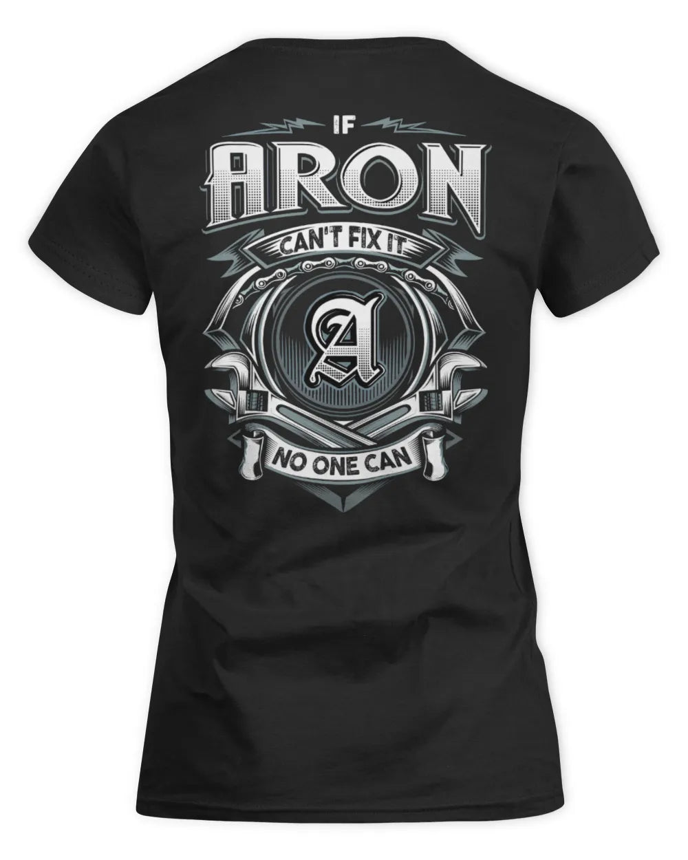 ARON AP81-K4-626 - Personalized Ahmed Quote Apparel “If Ahmed Can't Fix It, No One Can” - Women's Standard T-Shirt - Black