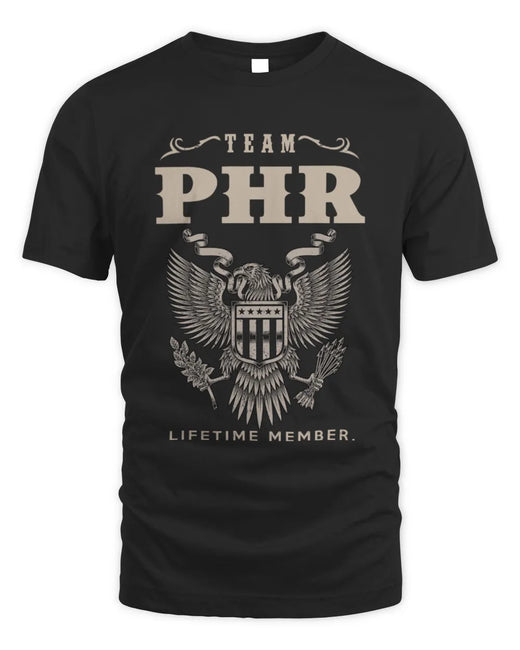 PHR TP06-K82 – Personalized Classic Style Apparel “Team NAME Lifetime Member”