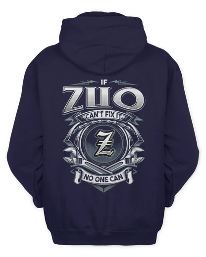 ZUO AP81-K4-626 - Personalized Ahmed Quote Apparel “If Ahmed Can't Fix It, No One Can” - Unisex Hoodie - Navy