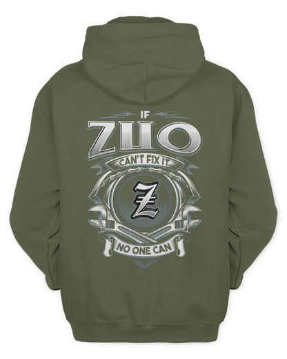 ZUO AP81-K4-626 - Personalized Ahmed Quote Apparel “If Ahmed Can't Fix It, No One Can” - Unisex Hoodie - Military Green