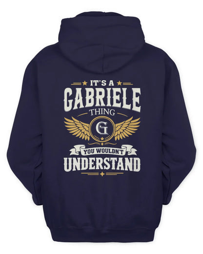 GABRIELE KT06-M008 It’s a [NAME] Thing – You Wouldn’t Understand | Personalized Vintage T-Shirt - Unisex Hoodie - Navy