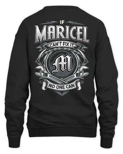 MARICEL AP81-K4-626 - Personalized Ahmed Quote Apparel “If Ahmed Can't Fix It, No One Can” - Unisex Sweatshirt - Black