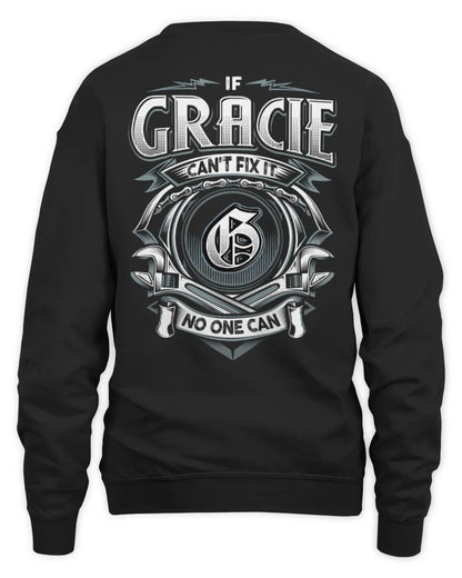 GRACIE AP81-K4-626 - Personalized Ahmed Quote Apparel “If Ahmed Can't Fix It, No One Can” - Unisex Sweatshirt - Black