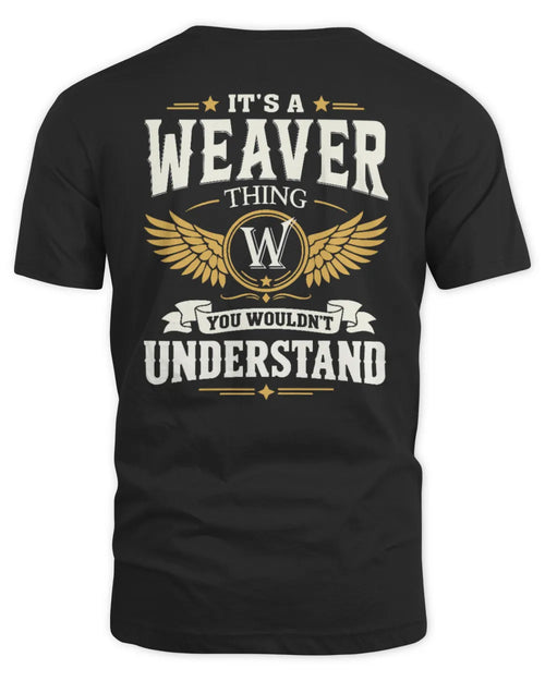 WEAVER KT06-M008 It’s a [NAME] Thing – You Wouldn’t Understand | Personalized Vintage T-Shirt - Unisex Standard T-Shirt - Black