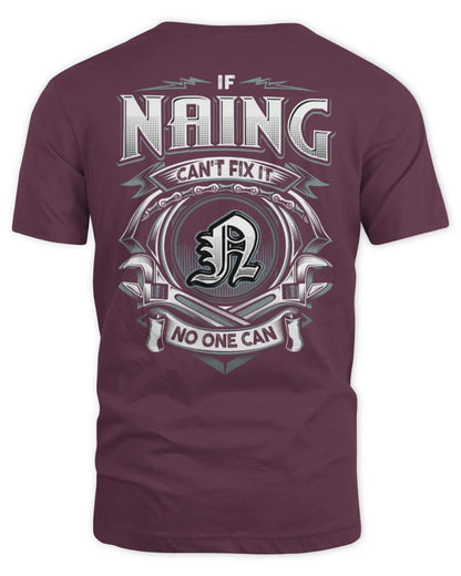 NAING AP81-K4-626 - Personalized Ahmed Quote Apparel “If Ahmed Can't Fix It, No One Can” - Unisex Standard T-Shirt - Maroon