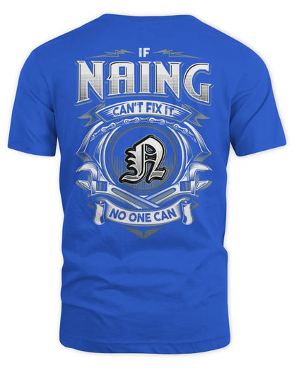 NAING AP81-K4-626 - Personalized Ahmed Quote Apparel “If Ahmed Can't Fix It, No One Can” - Unisex Standard T-Shirt - Royal