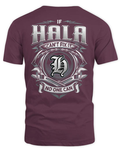 HALA AP81-K4-626 - Personalized Ahmed Quote Apparel “If Ahmed Can't Fix It, No One Can” - Unisex Standard T-Shirt - Maroon