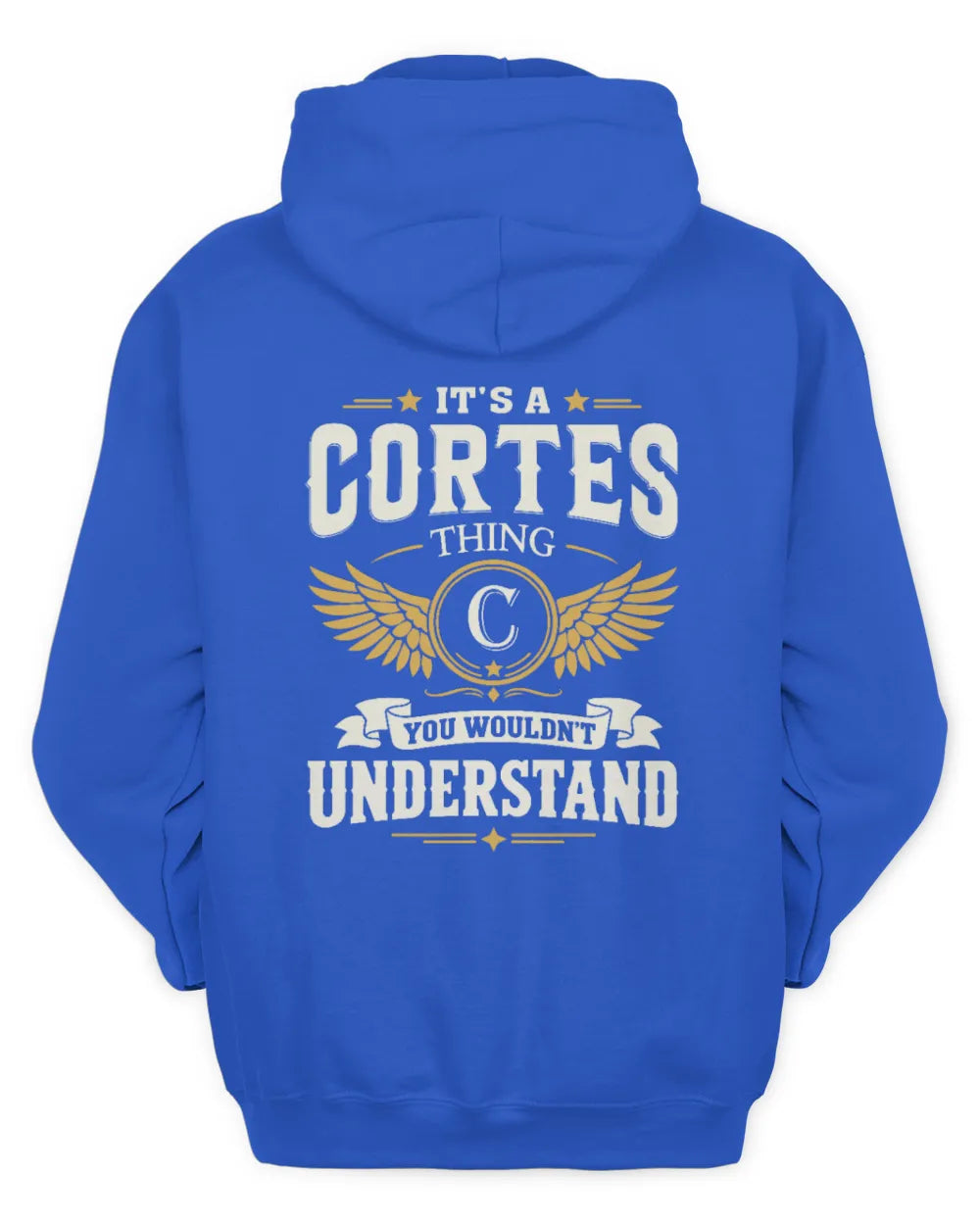 CORTES KT06-M008 It’s a [NAME] Thing – You Wouldn’t Understand | Personalized Vintage T-Shirt - Unisex Hoodie - Royal