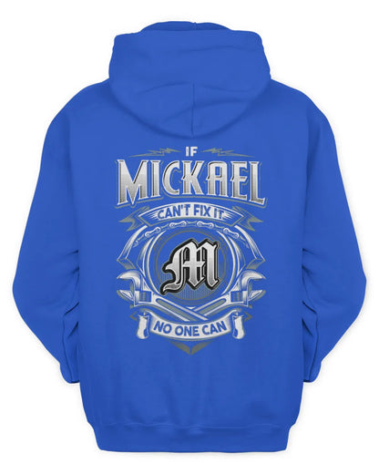 MICKAEL AP81-K4-626 - Personalized Ahmed Quote Apparel “If Ahmed Can't Fix It, No One Can” - Unisex Hoodie - Royal