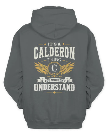CALDERON KT06-M008 It’s a [NAME] Thing – You Wouldn’t Understand | Personalized Vintage T-Shirt - Unisex Hoodie - Charcoal