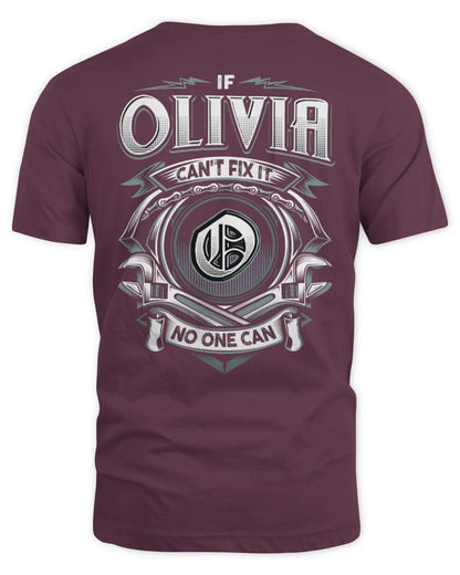 OLIVIA AP81-K4-626 - Personalized Ahmed Quote Apparel “If Ahmed Can't Fix It, No One Can” - Unisex Standard T-Shirt - Maroon