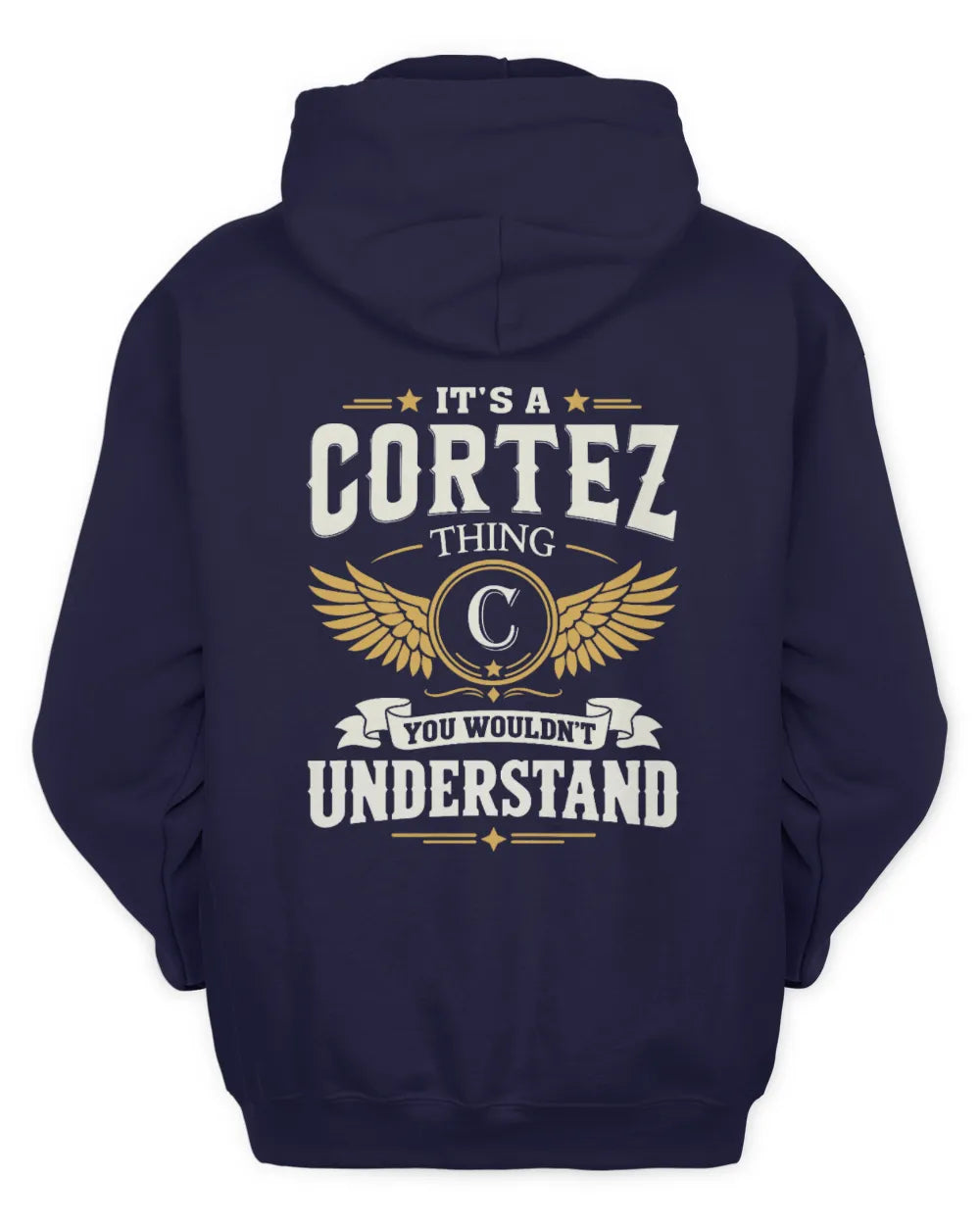 CORTEZ KT06-M008 It’s a [NAME] Thing – You Wouldn’t Understand | Personalized Vintage T-Shirt - Unisex Hoodie - Navy