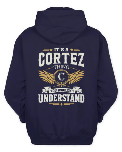 CORTEZ KT06-M008 It’s a [NAME] Thing – You Wouldn’t Understand | Personalized Vintage T-Shirt - Unisex Hoodie - Navy