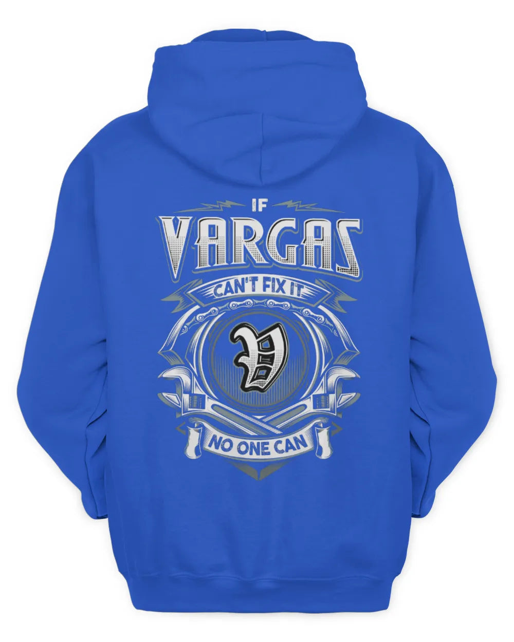 VARGAS AP81-K4-626 - Personalized Ahmed Quote Apparel “If Ahmed Can't Fix It, No One Can” - Unisex Hoodie - Royal