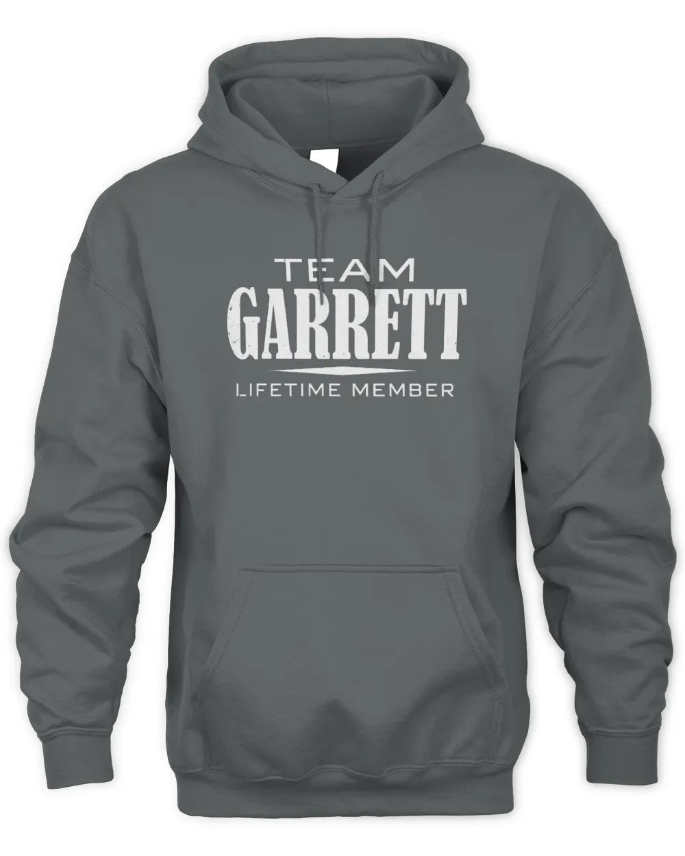 GARRETT BL62-K4-128 - Personalized “Team NAME Lifetime Member” - Unisex Hoodie - Charcoal
