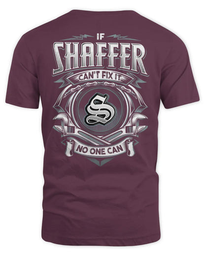 SHAFFER AP81-K4-626 - Personalized Ahmed Quote Apparel “If Ahmed Can't Fix It, No One Can” - Unisex Standard T-Shirt - Maroon