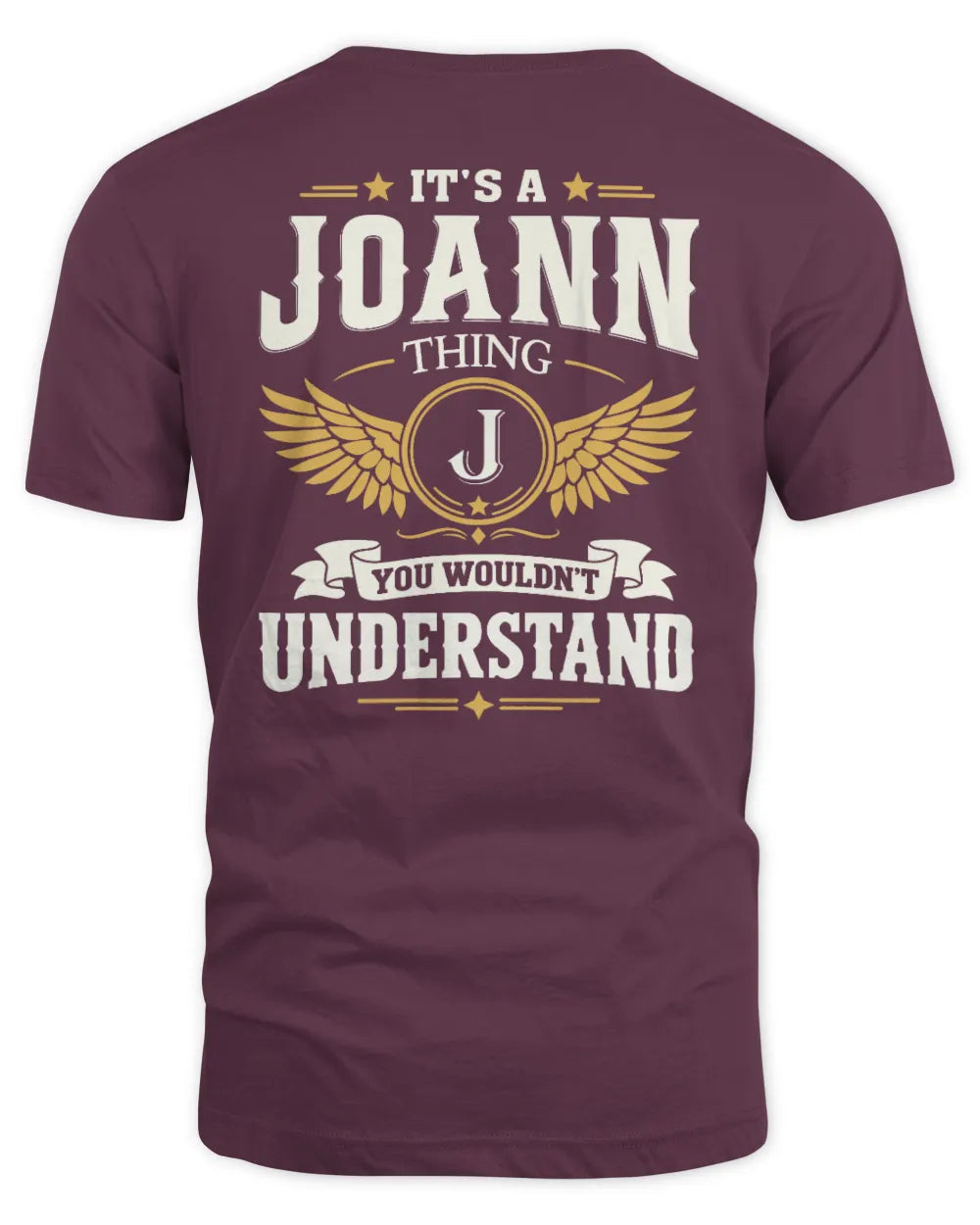 JOANN KT06-M008 It’s a [NAME] Thing – You Wouldn’t Understand | Personalized Vintage T-Shirt - Unisex Standard T-Shirt - Maroon