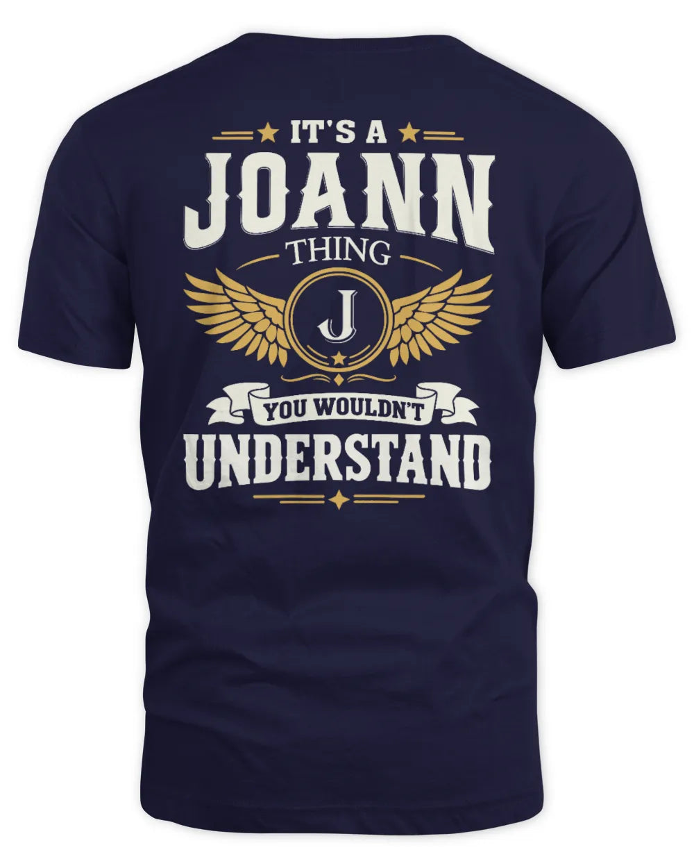 JOANN KT06-M008 It’s a [NAME] Thing – You Wouldn’t Understand | Personalized Vintage T-Shirt - Unisex Standard T-Shirt - Navy