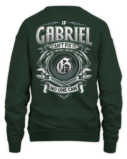 GABRIEL AP81-K4-626 - Personalized Ahmed Quote Apparel “If Ahmed Can't Fix It, No One Can” - Unisex Sweatshirt - Forest Green