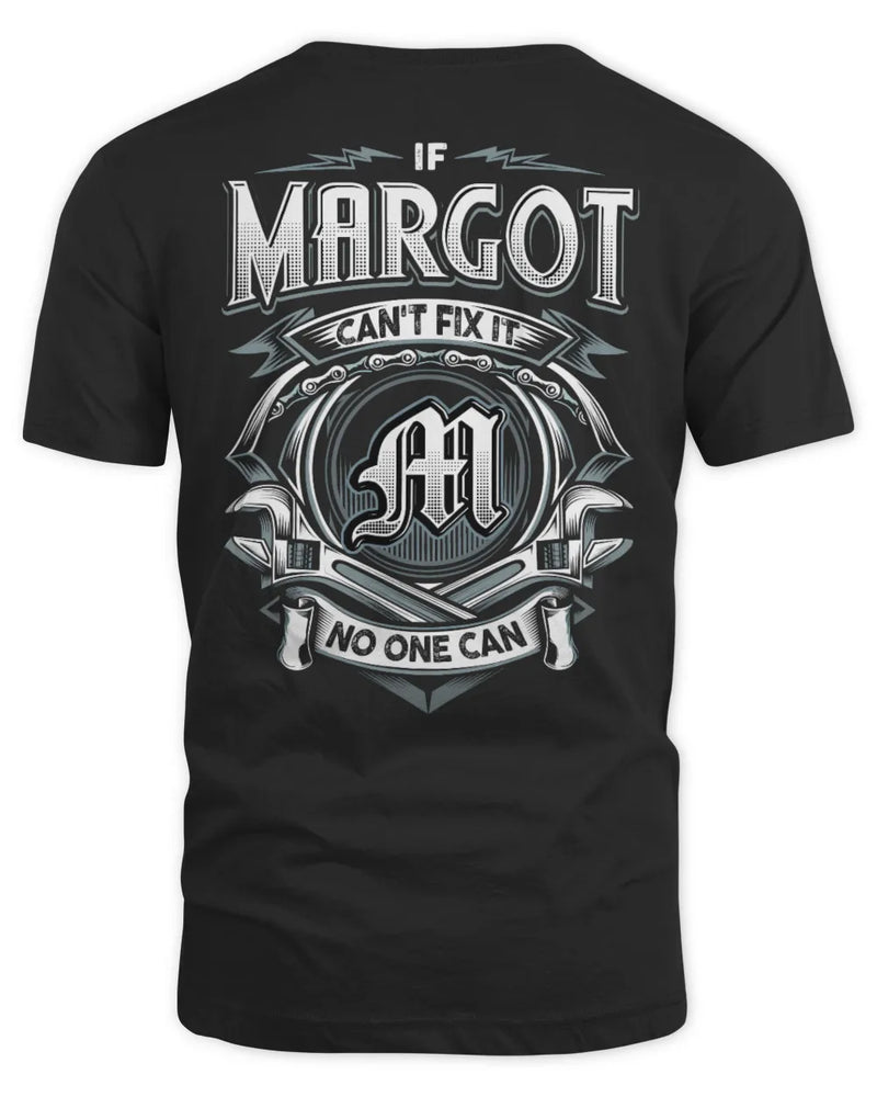 MARGOT AP81-K4-626 - Personalized Ahmed Quote Apparel “If Ahmed Can't Fix It, No One Can” - Unisex Standard T-Shirt - Black