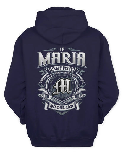 MARIA AP81-K4-626 - Personalized Ahmed Quote Apparel “If Ahmed Can't Fix It, No One Can” - Unisex Hoodie - Navy