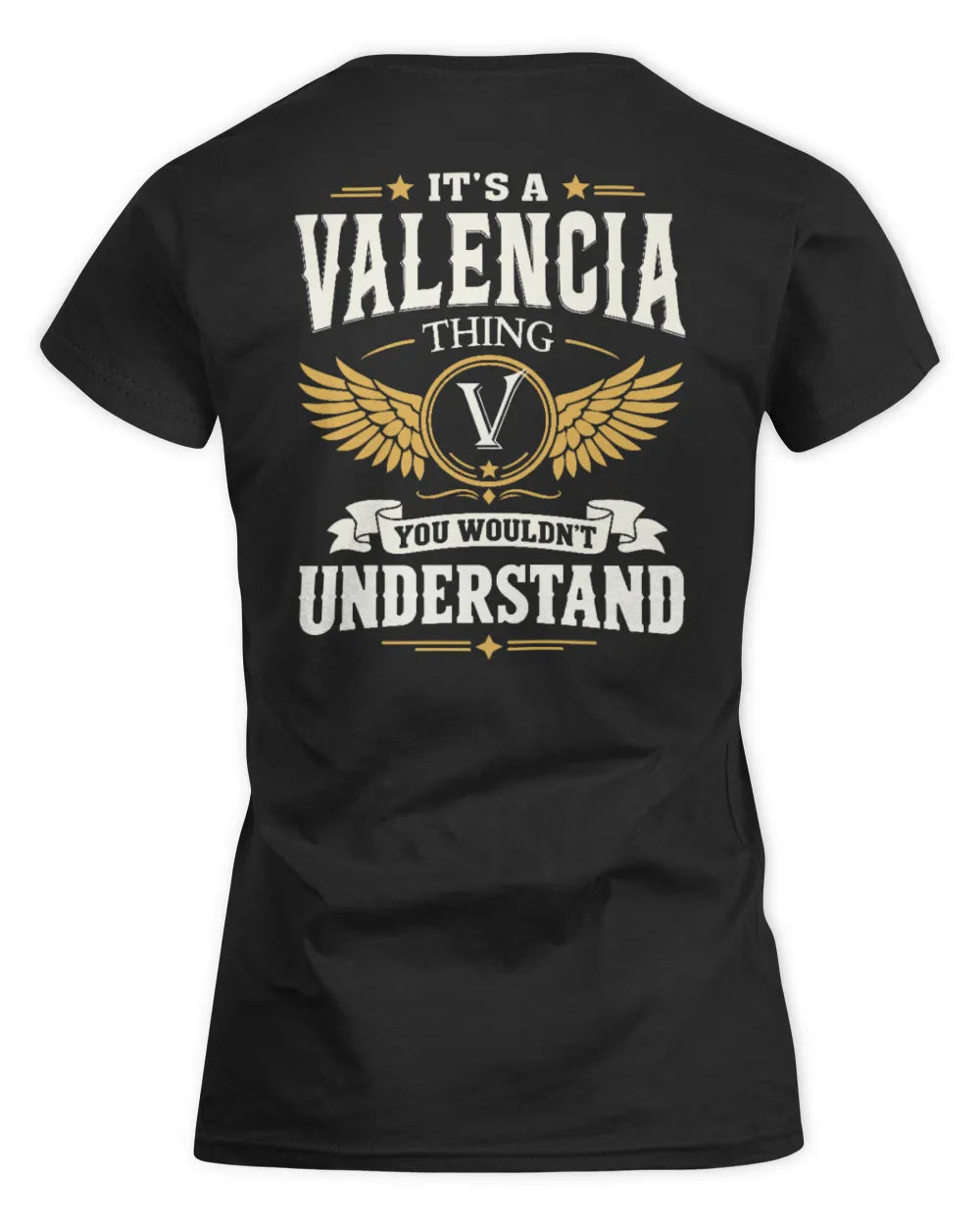 VALENCIA KT06-M008 It’s a [NAME] Thing – You Wouldn’t Understand | Personalized Vintage T-Shirt - Women's Standard T-Shirt - Black