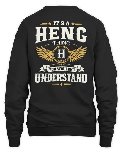 HENG KT06-M008 It’s a [NAME] Thing – You Wouldn’t Understand | Personalized Vintage T-Shirt - Unisex Sweatshirt - Black