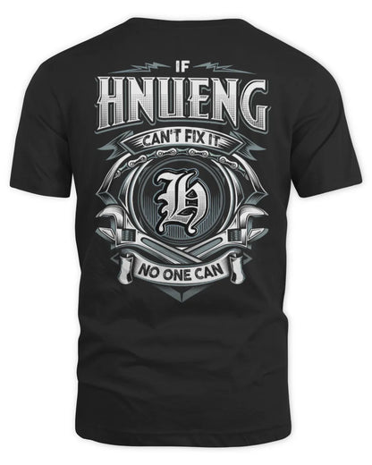 HNUENG AP81-K4-626 - Personalized Ahmed Quote Apparel “If Ahmed Can't Fix It, No One Can” - Unisex Standard T-Shirt - Black