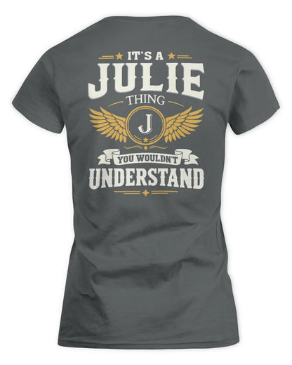 JULIE KT06-M008 It’s a [NAME] Thing – You Wouldn’t Understand | Personalized Vintage T-Shirt - Women's Standard T-Shirt - Charcoal
