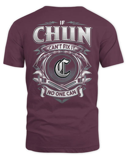 CHUN AP81-K4-626 - Personalized Ahmed Quote Apparel “If Ahmed Can't Fix It, No One Can” - Unisex Standard T-Shirt - Maroon