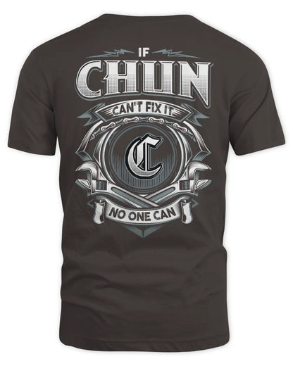 CHUN AP81-K4-626 - Personalized Ahmed Quote Apparel “If Ahmed Can't Fix It, No One Can” - Unisex Standard T-Shirt - Dark Chocolate