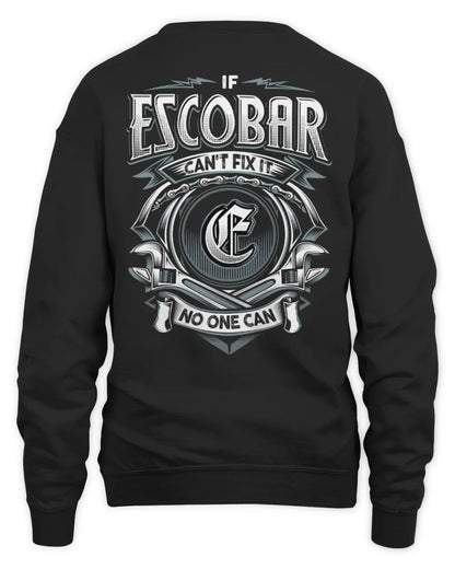 ESCOBAR AP81-K4-626 - Personalized Ahmed Quote Apparel “If Ahmed Can't Fix It, No One Can” - Unisex Sweatshirt - Black