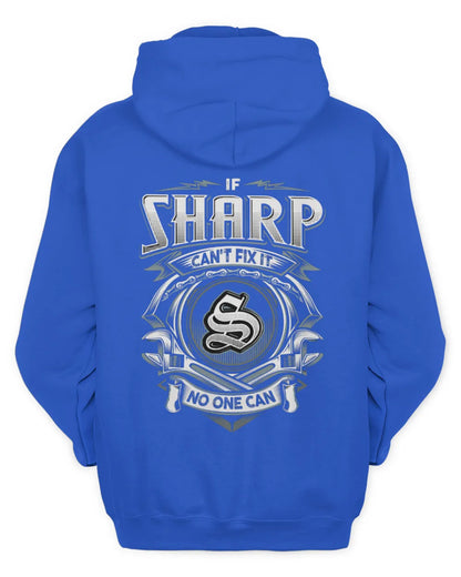 SHARP AP81-K4-626 - Personalized Ahmed Quote Apparel “If Ahmed Can't Fix It, No One Can” - Unisex Hoodie - Royal