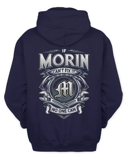 MORIN AP81-K4-626 - Personalized Ahmed Quote Apparel “If Ahmed Can't Fix It, No One Can” - Unisex Hoodie - Navy