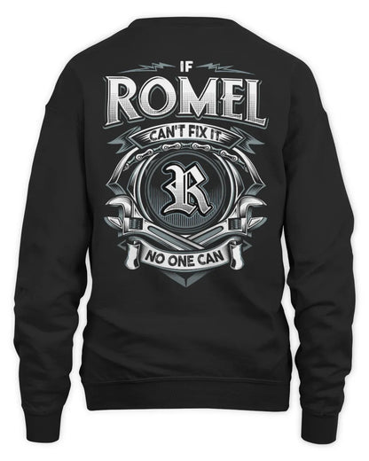 ROMEL AP81-K4-626 - Personalized Ahmed Quote Apparel “If Ahmed Can't Fix It, No One Can” - Unisex Sweatshirt - Black