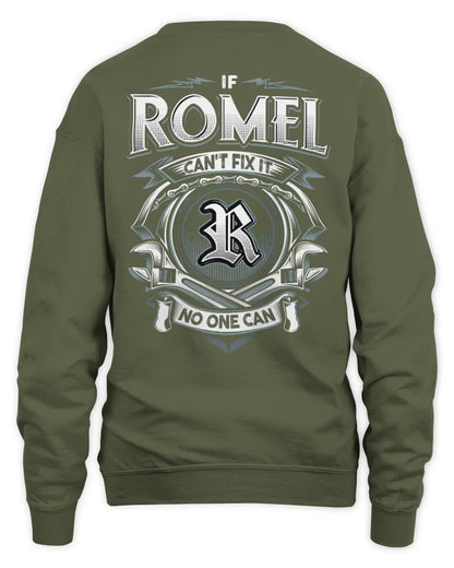 ROMEL AP81-K4-626 - Personalized Ahmed Quote Apparel “If Ahmed Can't Fix It, No One Can” - Unisex Sweatshirt - Military Green