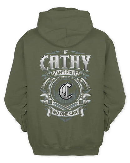 CATHY AP81-K4-626 - Personalized Ahmed Quote Apparel “If Ahmed Can't Fix It, No One Can” - Unisex Hoodie - Military Green