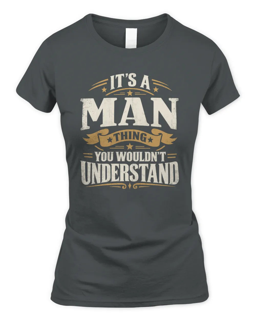 MAN P08 TH51 - Personalized “It’s a/an [NAME] Thing – You Wouldn’t Understand” Shirt - Women's Standard T-Shirt - Charcoal