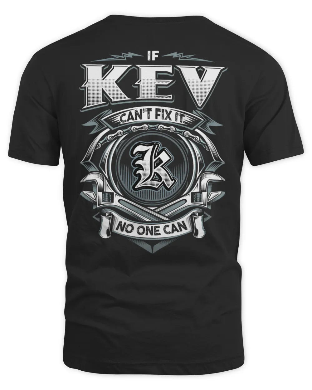 KEV AP81-K4-626 - Personalized Ahmed Quote Apparel “If Ahmed Can't Fix It, No One Can” - Unisex Standard T-Shirt - Black