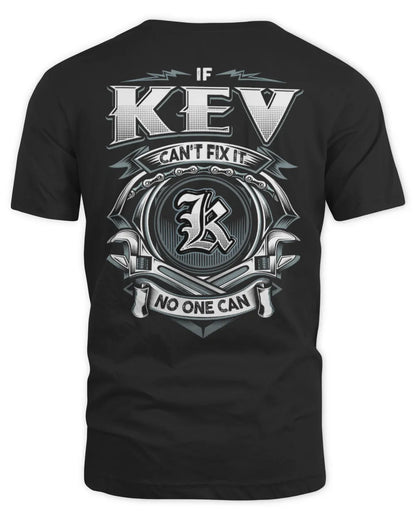 KEV AP81-K4-626 - Personalized Ahmed Quote Apparel “If Ahmed Can't Fix It, No One Can” - Unisex Standard T-Shirt - Black