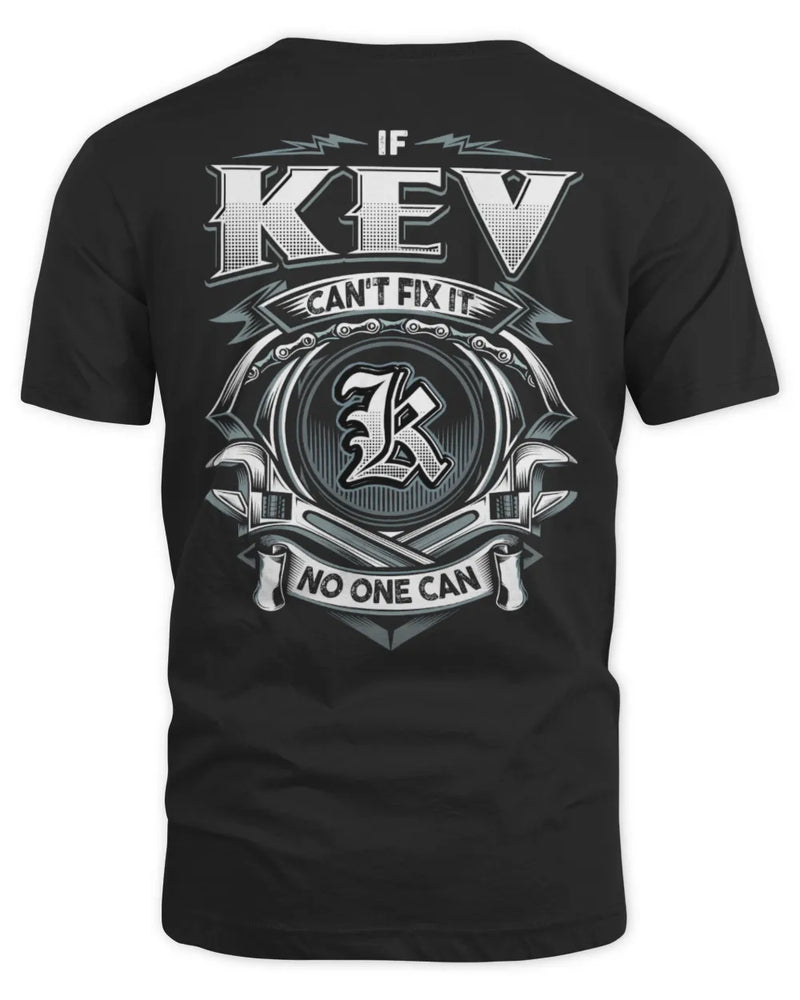 KEV AP81-K4-626 - Personalized Ahmed Quote Apparel “If Ahmed Can't Fix It, No One Can” - Unisex Standard T-Shirt - Black